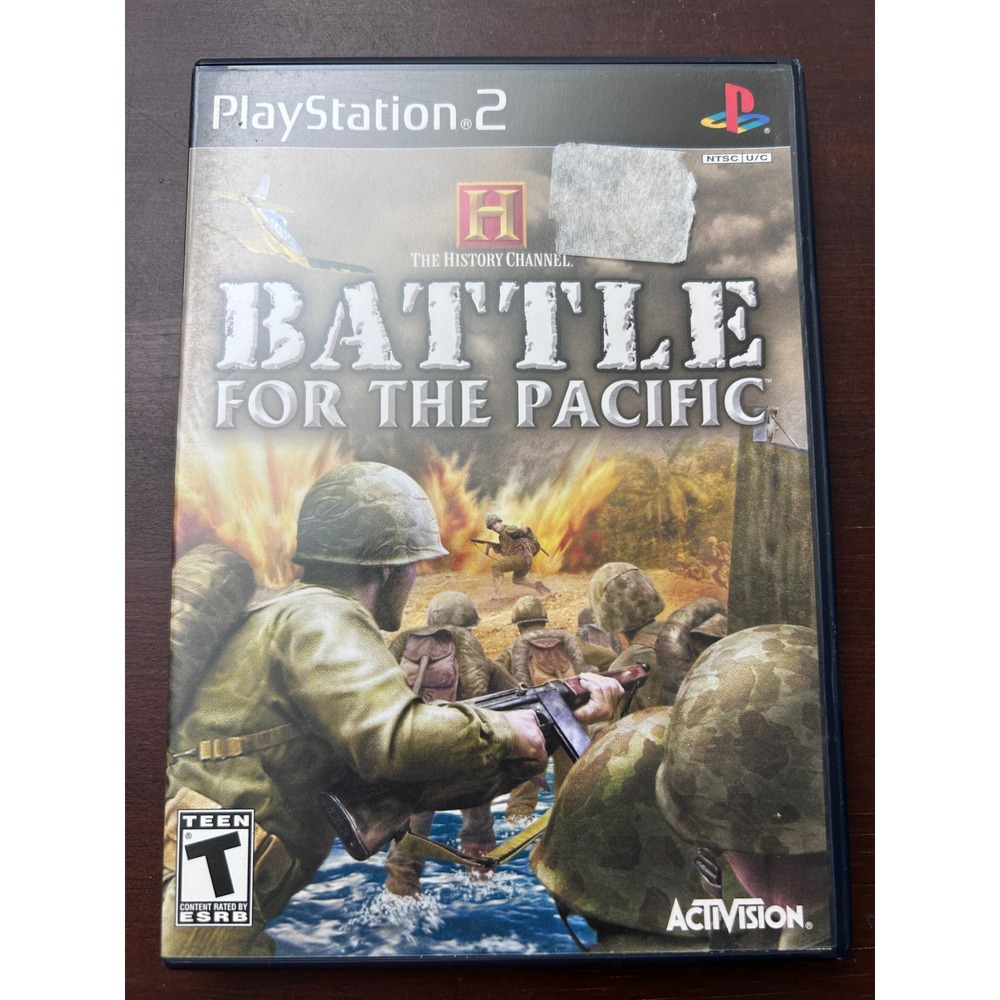 History Channel Battle for the Pacific PS2 PlayStation 2 Activision SLUS 21712